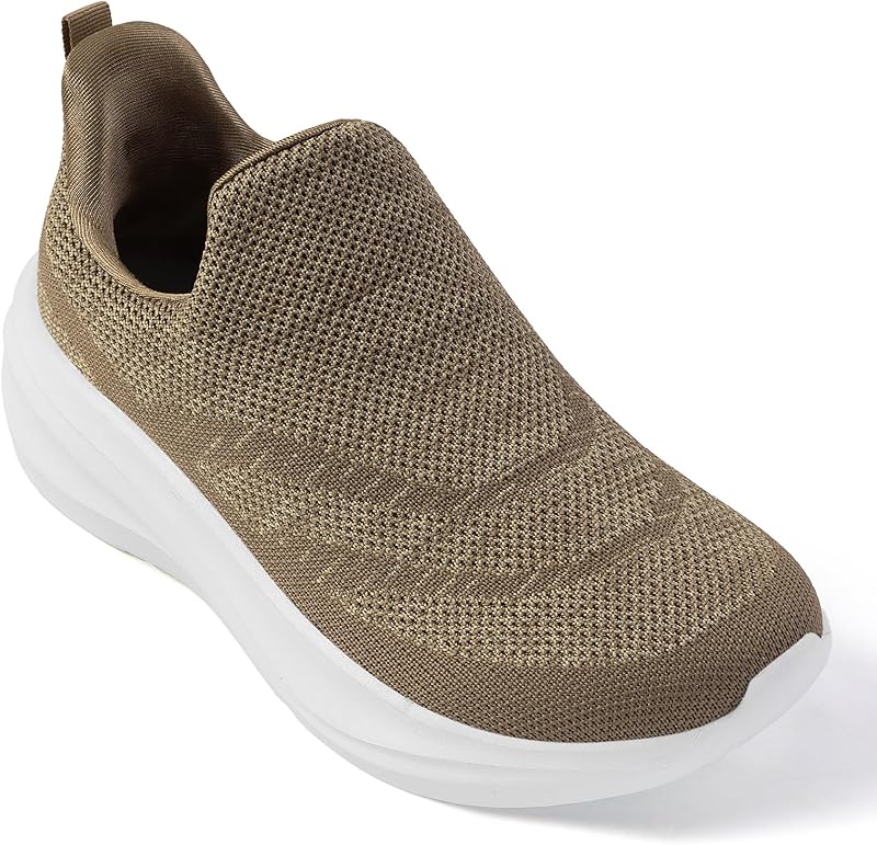 ZOVE Breathable Sneakers Athletic Trainers Brown