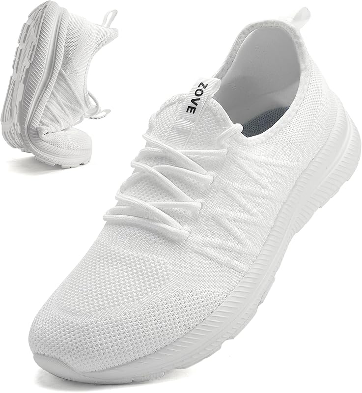 ZOVE Sneakers Non Slip Breathable Diabetes