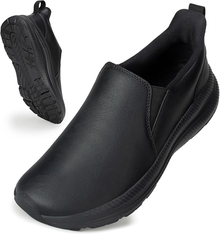 ZOVE Waterproof Sneakers Non Slip Diabetes Black